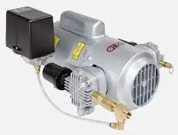GAST UL Fire Protection Air Compressor with Check Valve & Switch.