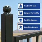 20 ft Steel Farm Driveway Gate