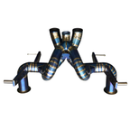 Titanium Straight Pipe Exhaust System for Lamborghini Aventador S LP740‑4 6.5L V12