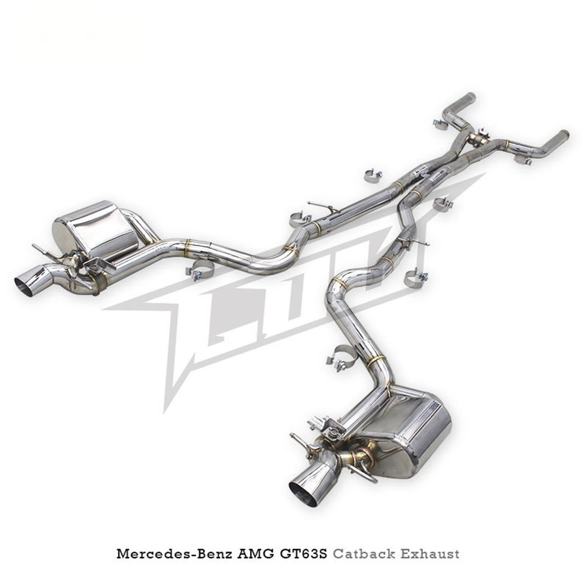 T304 Stainless Steel Catback Exhaust System for Mercedes Benz AMG GT63 GT63S X290 4.0T