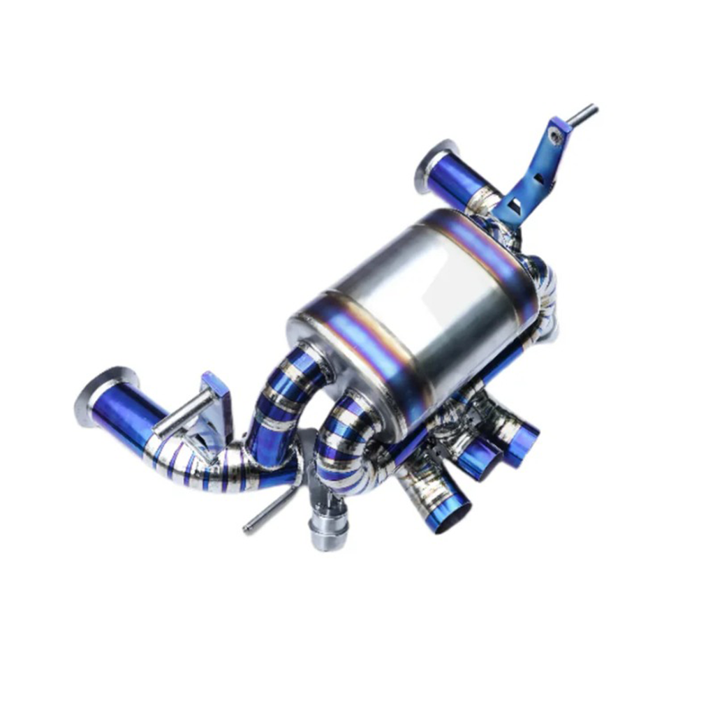 Titanium Valved Muffler Exhaust System for Lamborghini Aventador S LP740‑4 6.5L V12