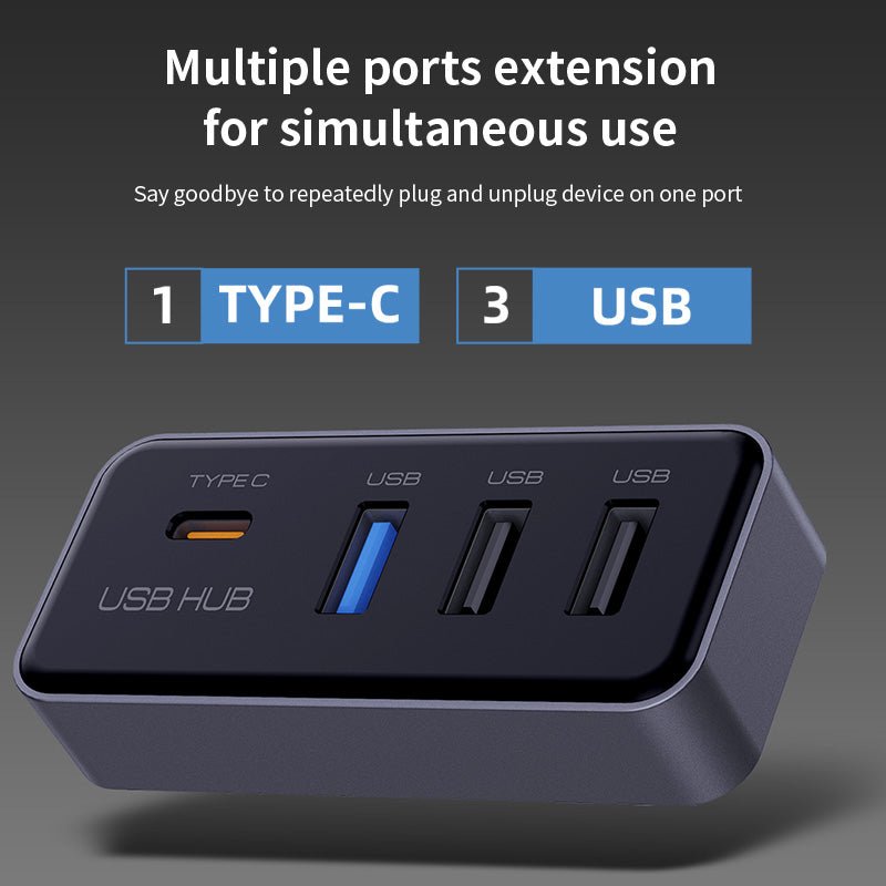 Glove Box USB Hub for Model 3/Y 2021.11+ | Dedicated Dashcam Port | Type-C | Compact
