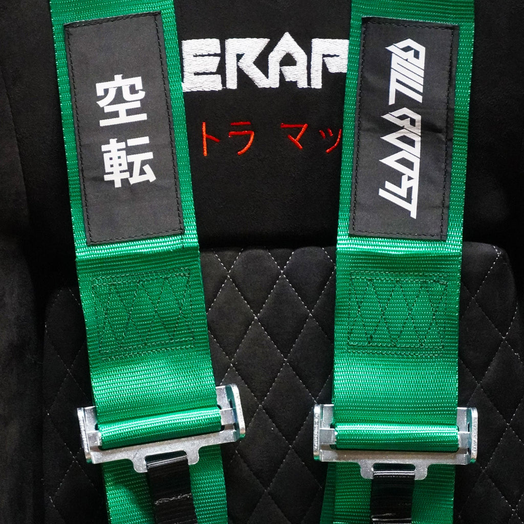 Bull Boost Universal 4 Point Camlock Quick Release Racing Seat Belt Harness