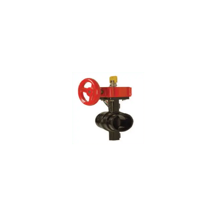 Grooved Butterfly Valve With Switch Closed For Fire Safety