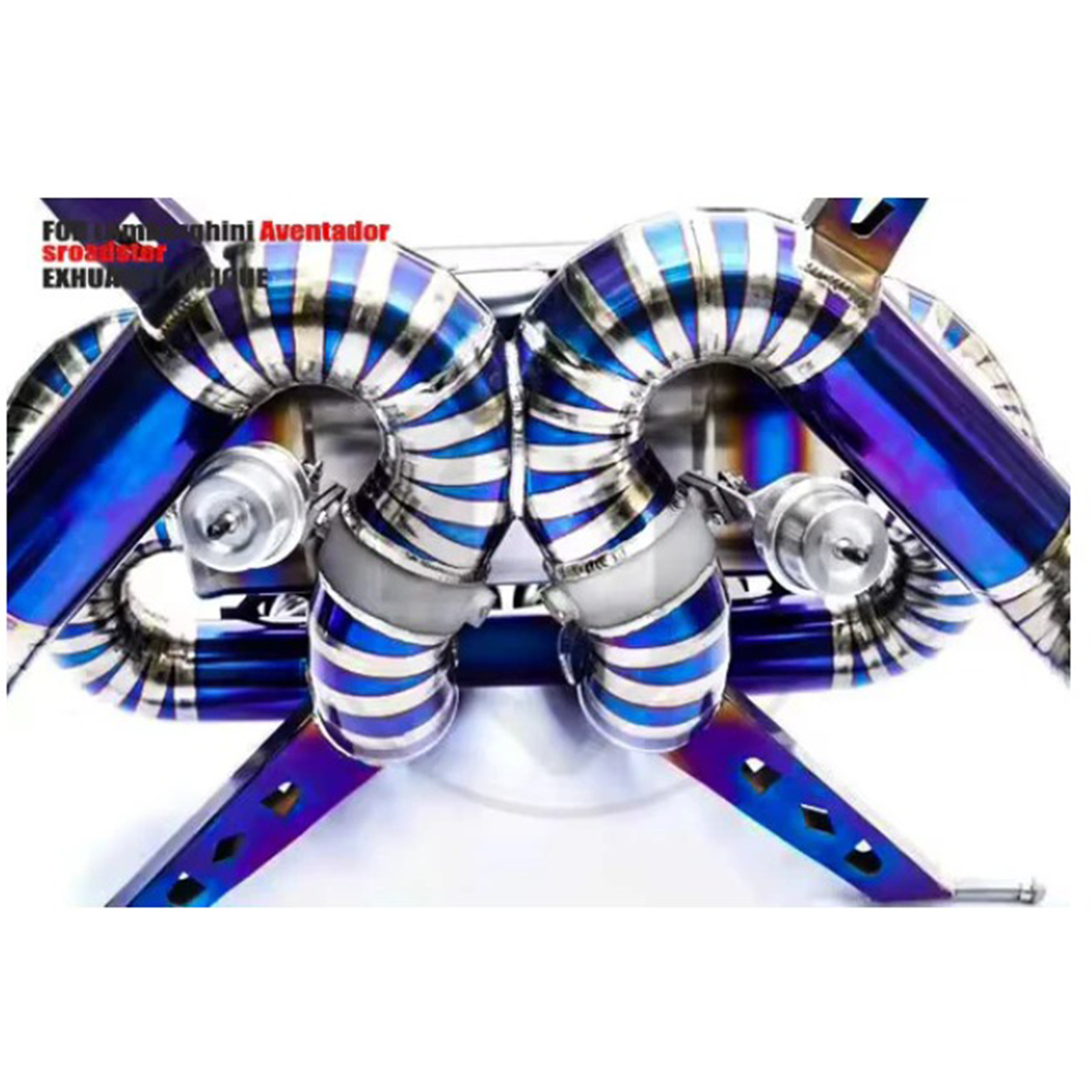 Titanium Performance Catback Exhaust System for Lamborghini Aventador S Roadster 6.5L V12