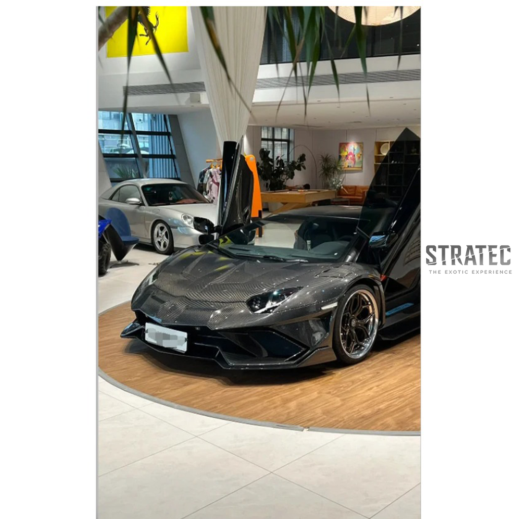 SVJ Style Full Carbon Fiber Aero Body Kit for Lamborghini Aventador LP700 LP740 LP750 Coupe