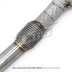 High Flow Catted Stainless Steel Downpipe for Mercedes Benz S560 S580 4.0T