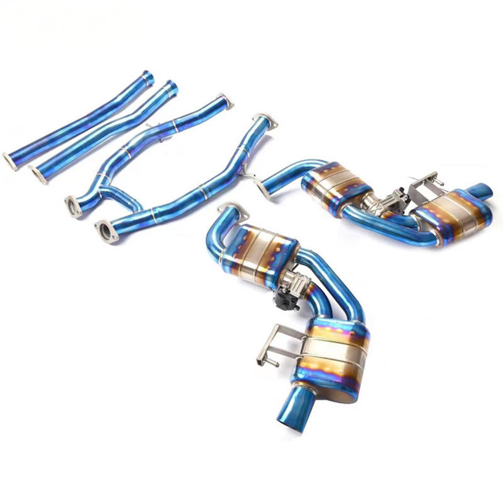 Titanium Valved Catback Exhaust System for Mercedes Benz S63 S63 Coupe C217 5.5T