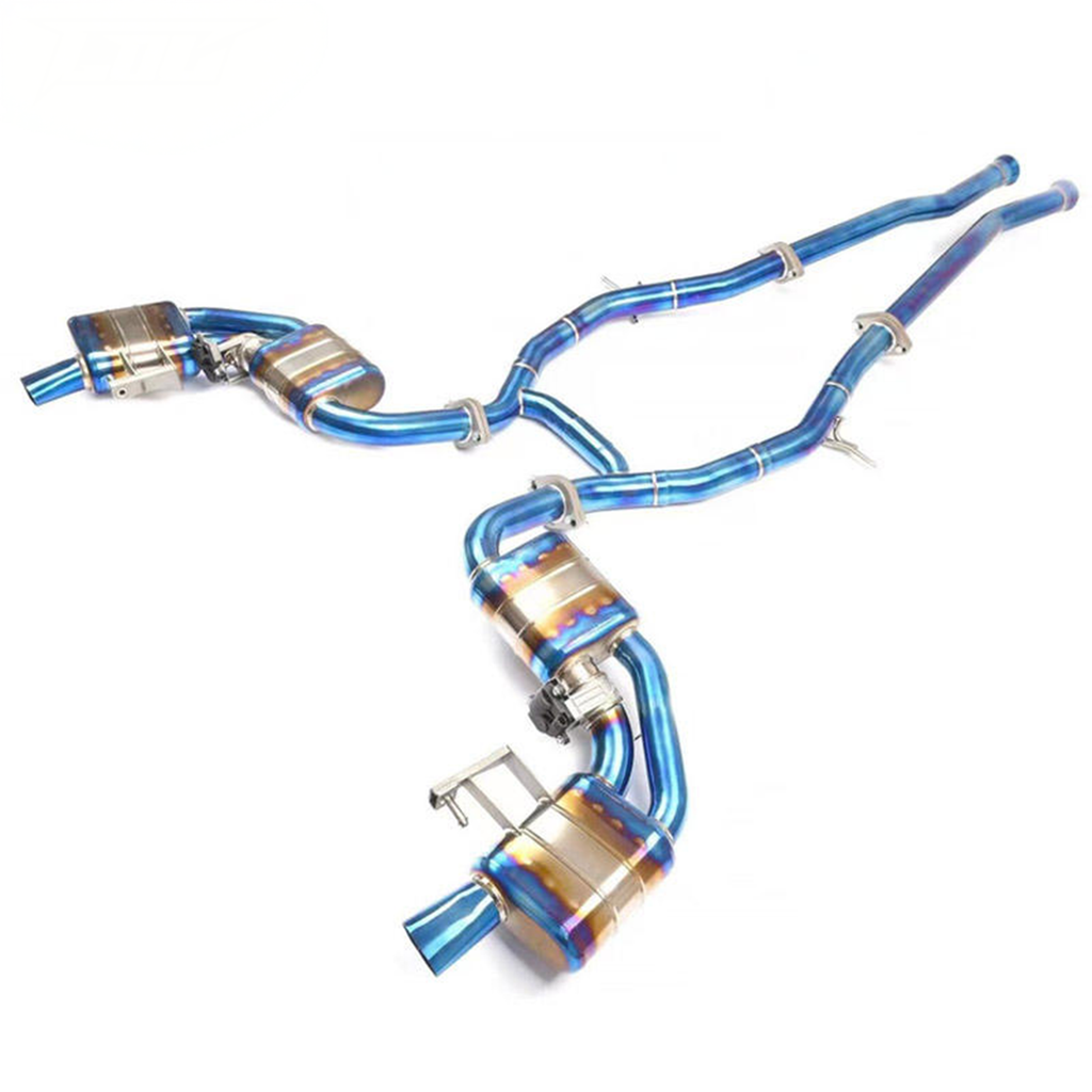 Titanium Valved Catback Exhaust System for Mercedes Benz S63 S63 Coupe C217 5.5T