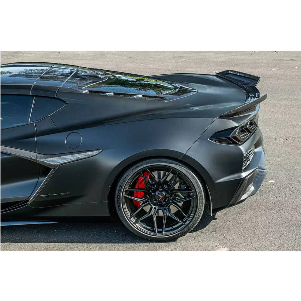 Dry Carbon Fiber OE Style Rear Trunk Spoiler for Chevrolet Corvette C8 Z06 E-Ray