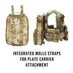 Haley Strategic FlatPack Plus - Compressible Assaulter Pack w/ +150% Expansion & Integrated Drainage Grommets