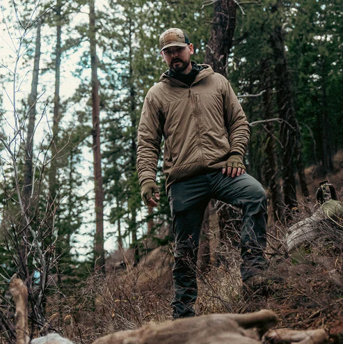 Eberlestock Alturas Jacket - 100g Zoned Insulation & Water Repellent - Mild to Cold Weather