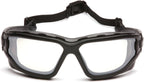 I-Force Sporty Dual Pane Anti-Fog Goggles with Black Frame and Clear Anti-Fog Lens