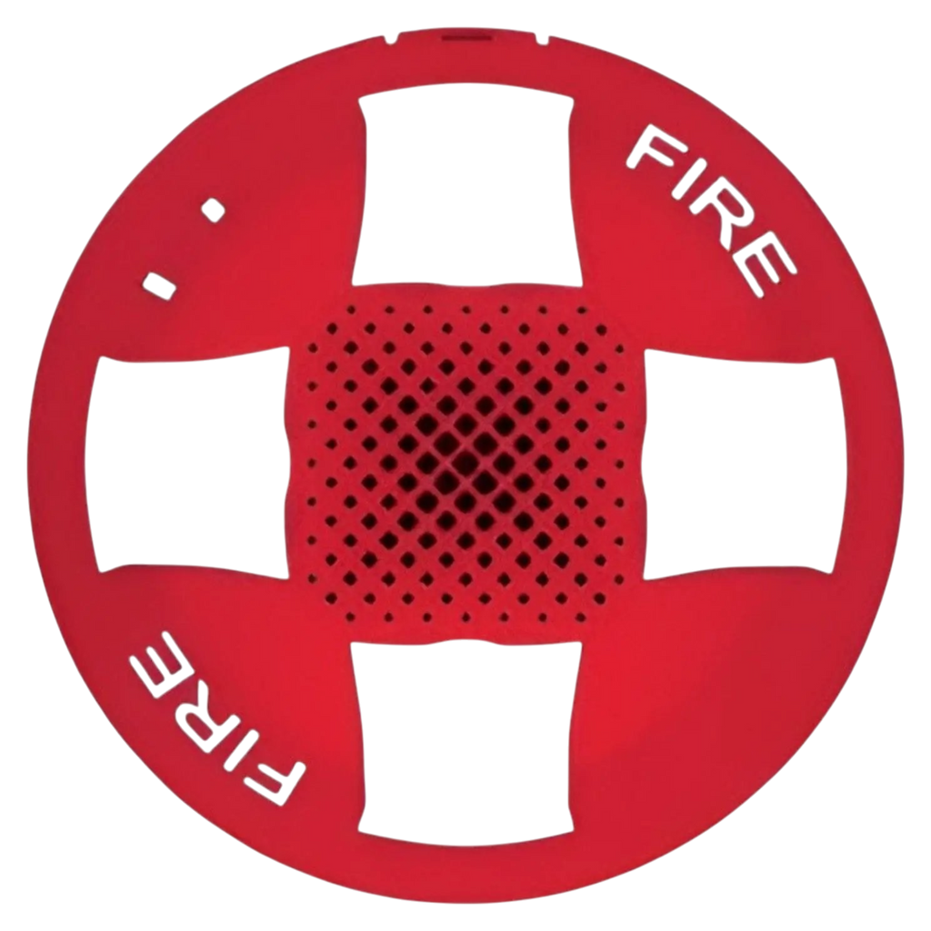 Kidde Ceiling Cover Red Fire Marking Audio Visual Alert System for Enhanced Safety
