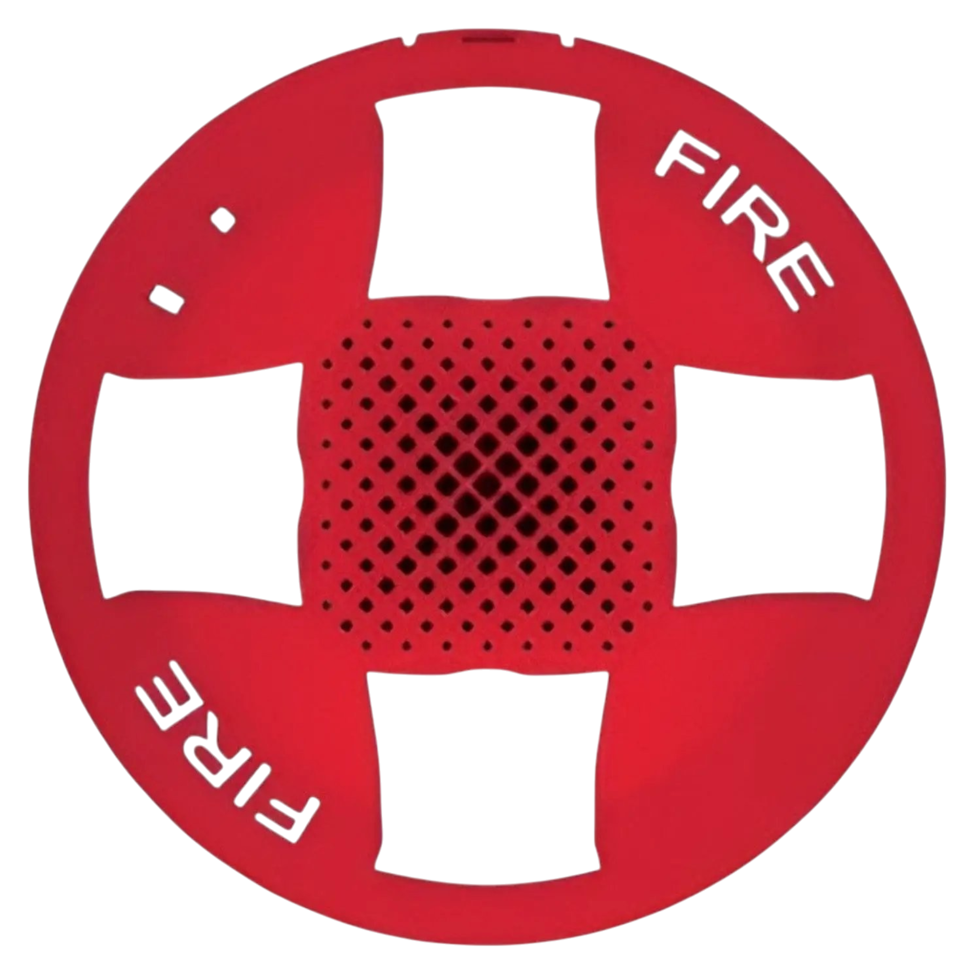 Kidde Ceiling Cover Red Fire Marking Audio Visual Alert System for Enhanced Safety