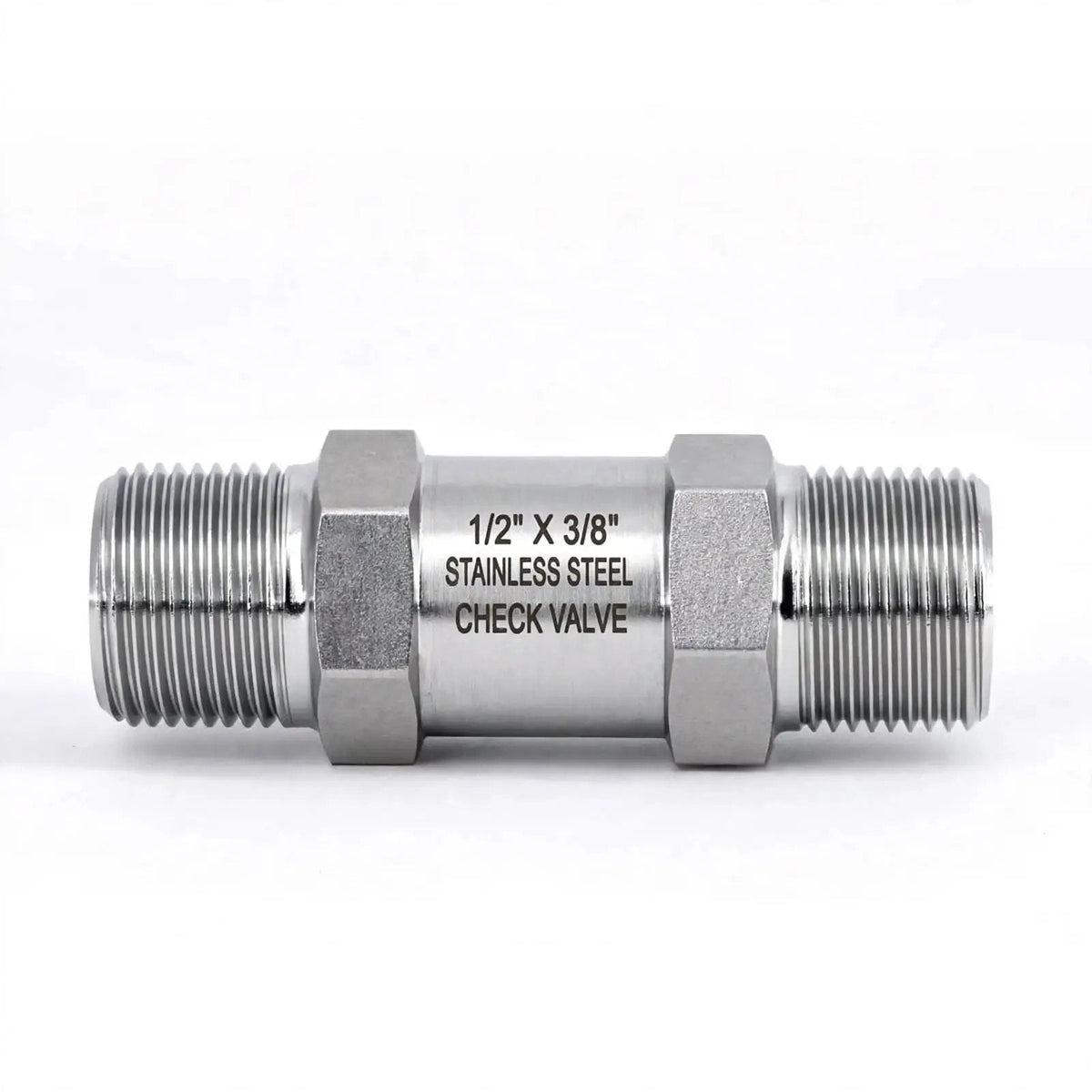 1/2" X 3/8" Stainless Steel Check Valve Genaire Component