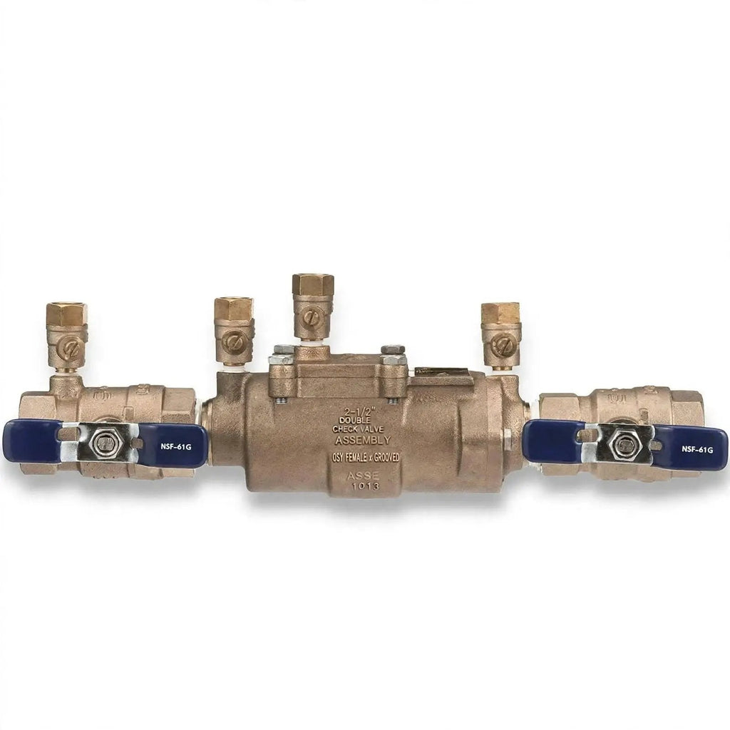 2-1/2" Double Check Valve Assembly OSY Female x Grooved