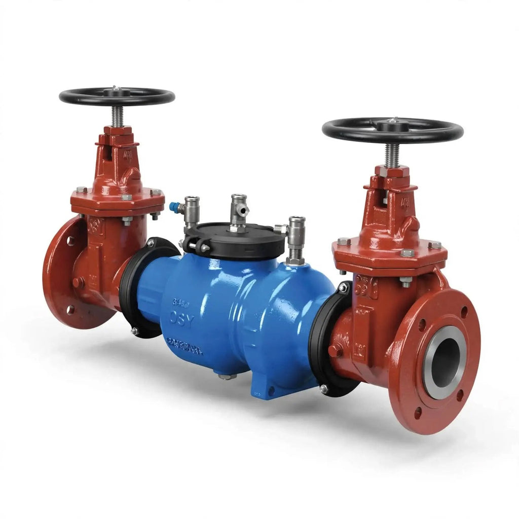 6" Double Check Valve Assembly With OSY Female Gasket