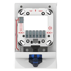 Kidde Strobe Expander White Blue Fire Alarm Safety Enhancer