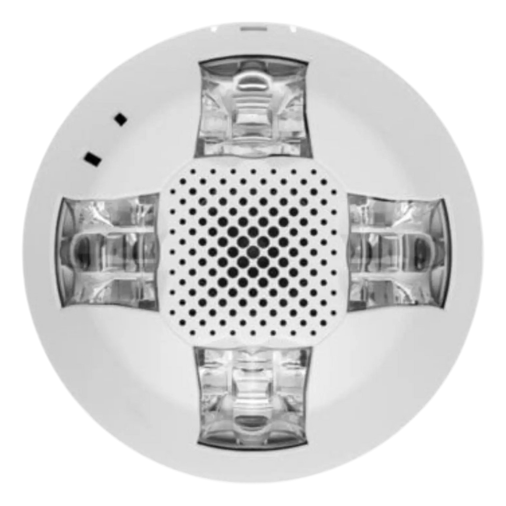 Kidde Ceiling Horn Strobe 15-115cd High Visibility Fire Alert for Commercial Safety