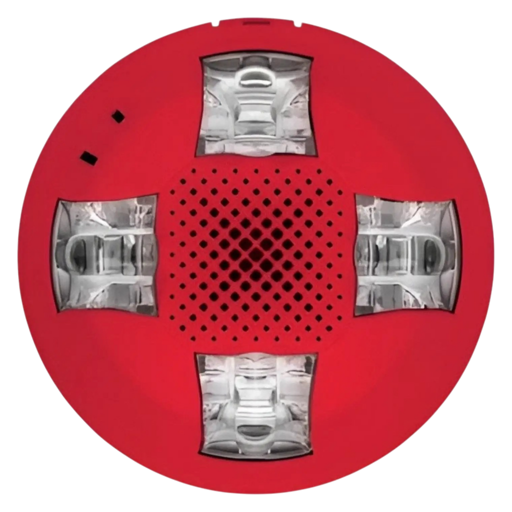 Kidde Ceiling Horn Strobe 115cd Red UL/FM Approved Fire Alert for Safety