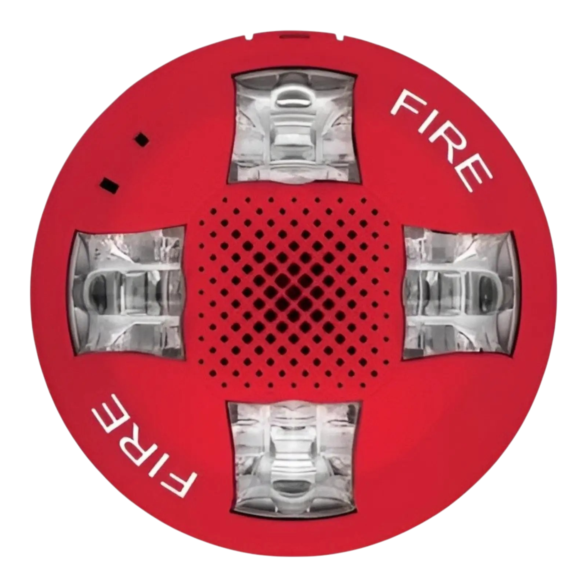 Kidde Ceiling Horn Strobe 15-115cd Red Fire Alarm for Commercial Safety