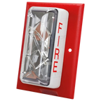 Kidde 110cd Synchronized Red Strobe Light for Fire Safety Alerts and Sleeping Areas