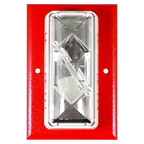 Kidde 110 Cd Red Strobe Light 120 Vac High-Intensity Fire Alert for Home and Business Safety