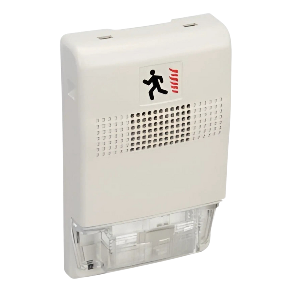 Kidde Chime Strobe 24VDC Fire Alert System White – Reliable Visual Audible Fire Protection for Homes and Businesses