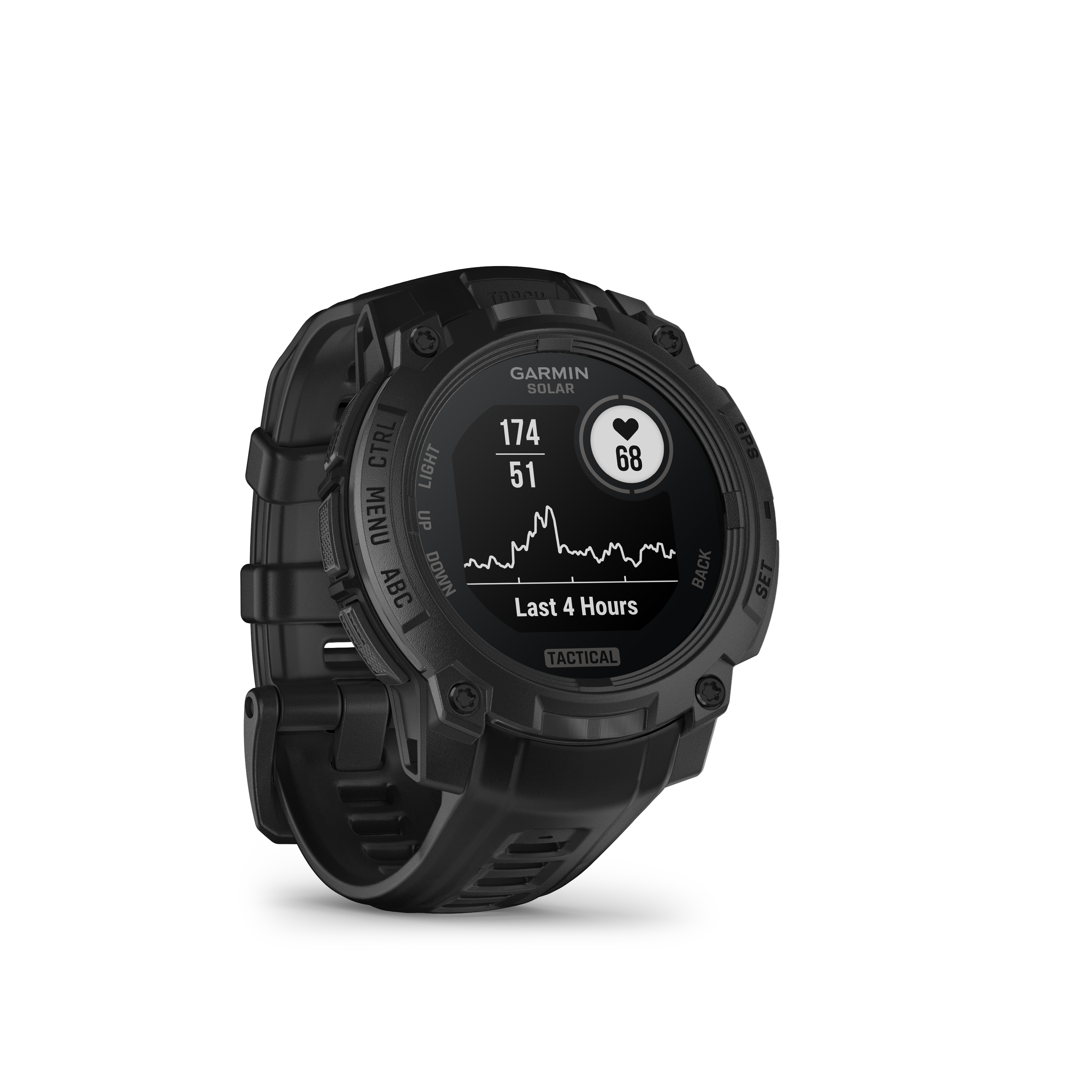 Garmin Instinct 3 Tactical - Tough Smartwatch w/ Solar Charging & 10 ATM Waterproof