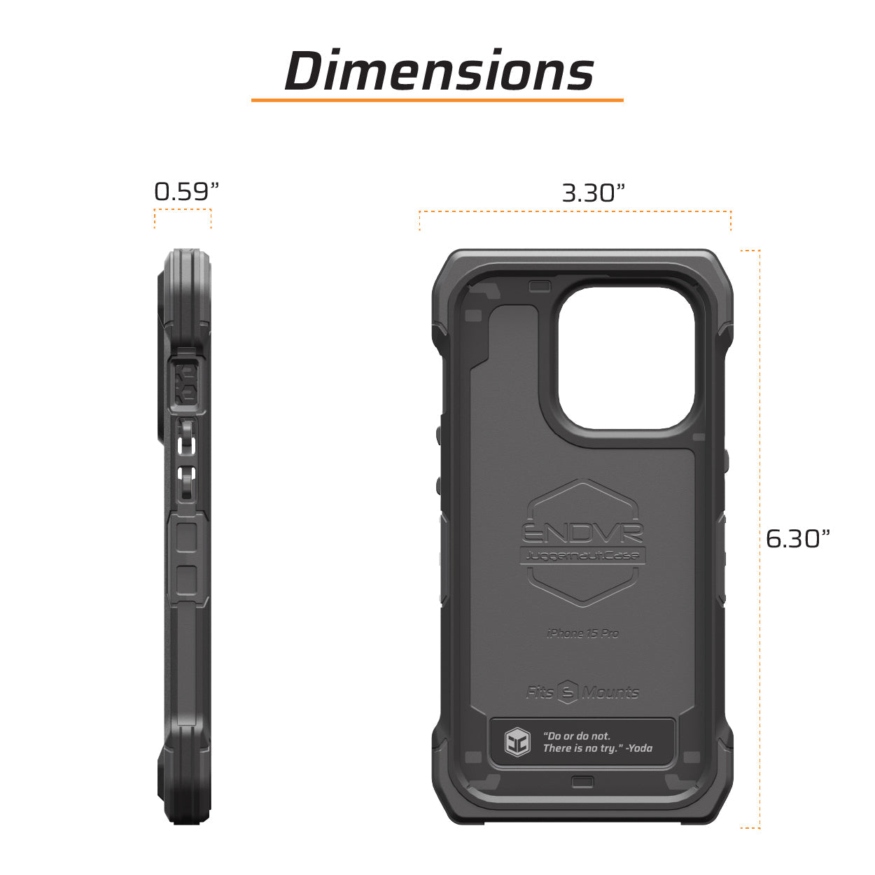 iPhone 15 Pro ENDVR Phone Case - Made in USA