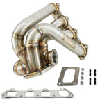 B Series Forward Front Facing Turbo Manifold T4 B16 B18 B20 GSR B18C SFWD GTX3582
