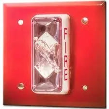 Kidde 110 cd Red Strobe 24 Vdc UL1971 Visual Fire Alert for Sleeping Areas Safety