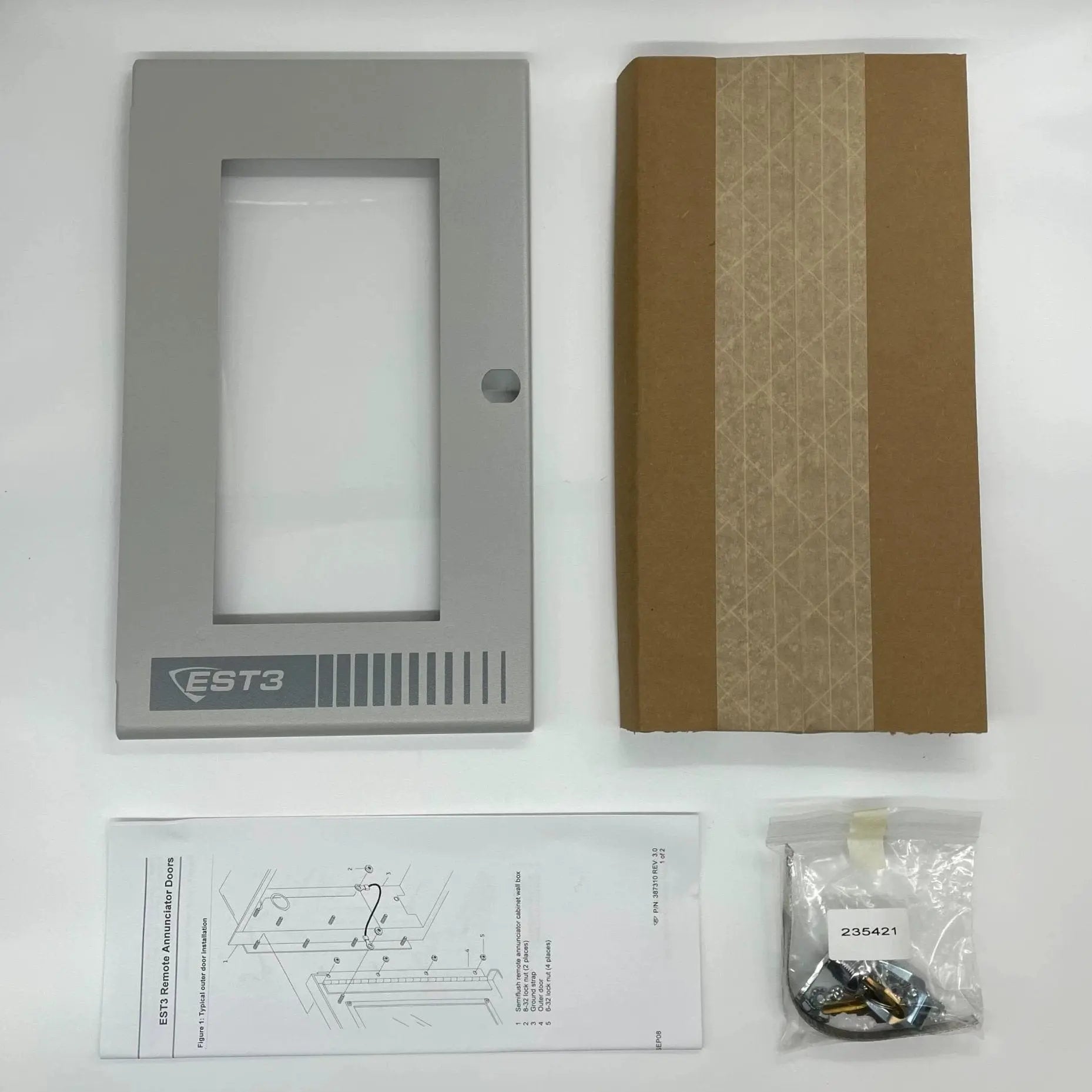 Kidde 3-Unit Remote Annunciator Enclosure with Key Lock for Fire Safety Professionals