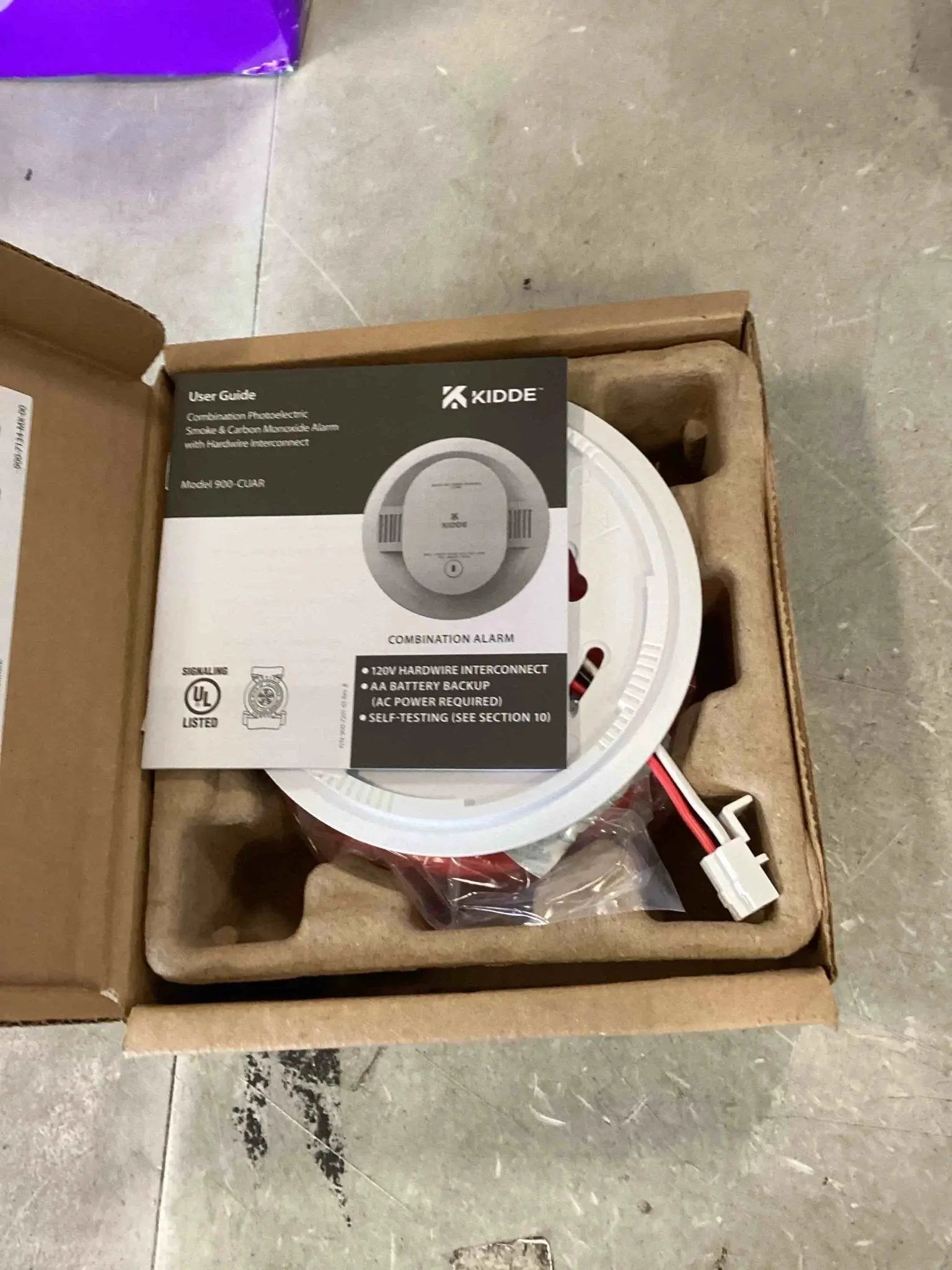 Kidde UL/FM Approved 6FT AC Power Cable for Advanced Fire Safety Systems