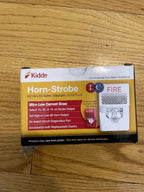Kidde Compact Wall Cover Red Alert Visual for Fire Safety