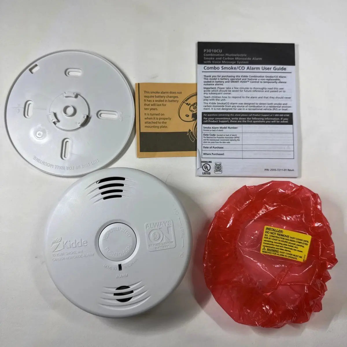 Kidde Dust Covers for Fire Detectors Pack of 25 for Contractors