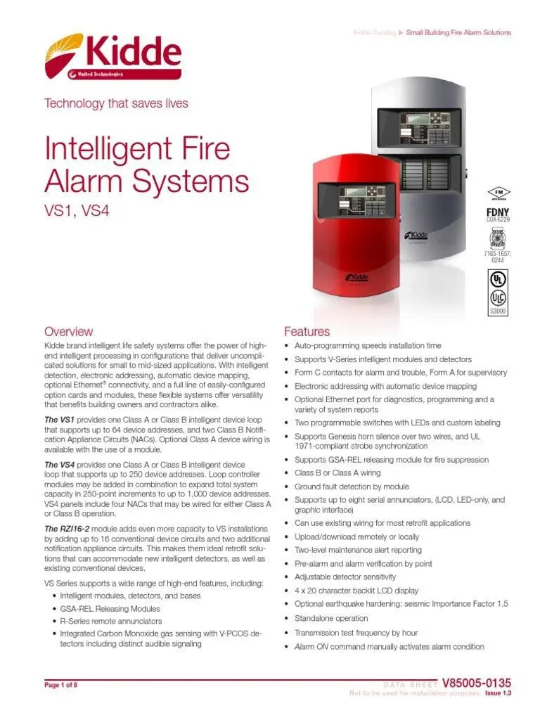 Kidde Ethernet Interface RJ45 for Fast Fire Safety Diagnostics