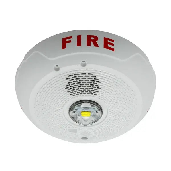 Kidde Fire Marked Wall Speaker White UL/FM Approved Emergency Communication Safety