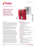 Kidde Genesis Fire Alarm Trim Red 1-Gang to 4-Inch Secure Fire Protection