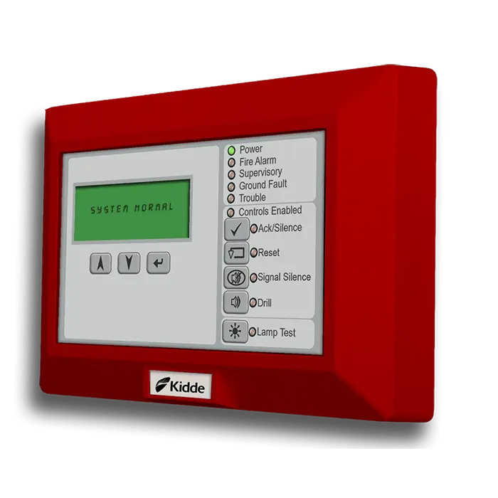 Kidde LCD Text Annunciator Fire Safety Monitor Red UL/FM Approved for Emergency Response