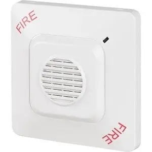 Kidde Outdoor Fire Speaker White Weather-Resistant Safety Audio