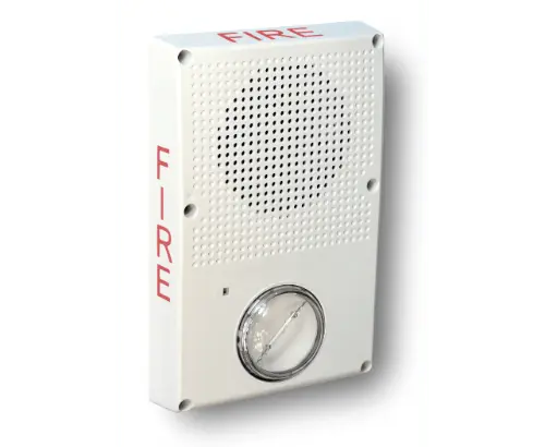 Kidde Outdoor Speaker Strobe Fire Safety System Clear Lens