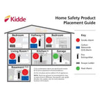 Kidde Smoke Detector Pipe Decals NFPA Compliant 100 Pack