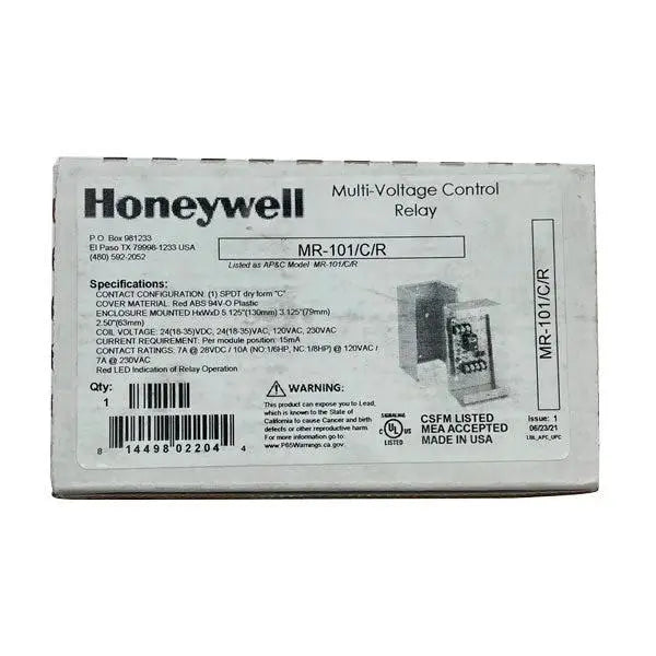 Kidde SPDT Auxiliary Relay with Enclosure for Fire Safety