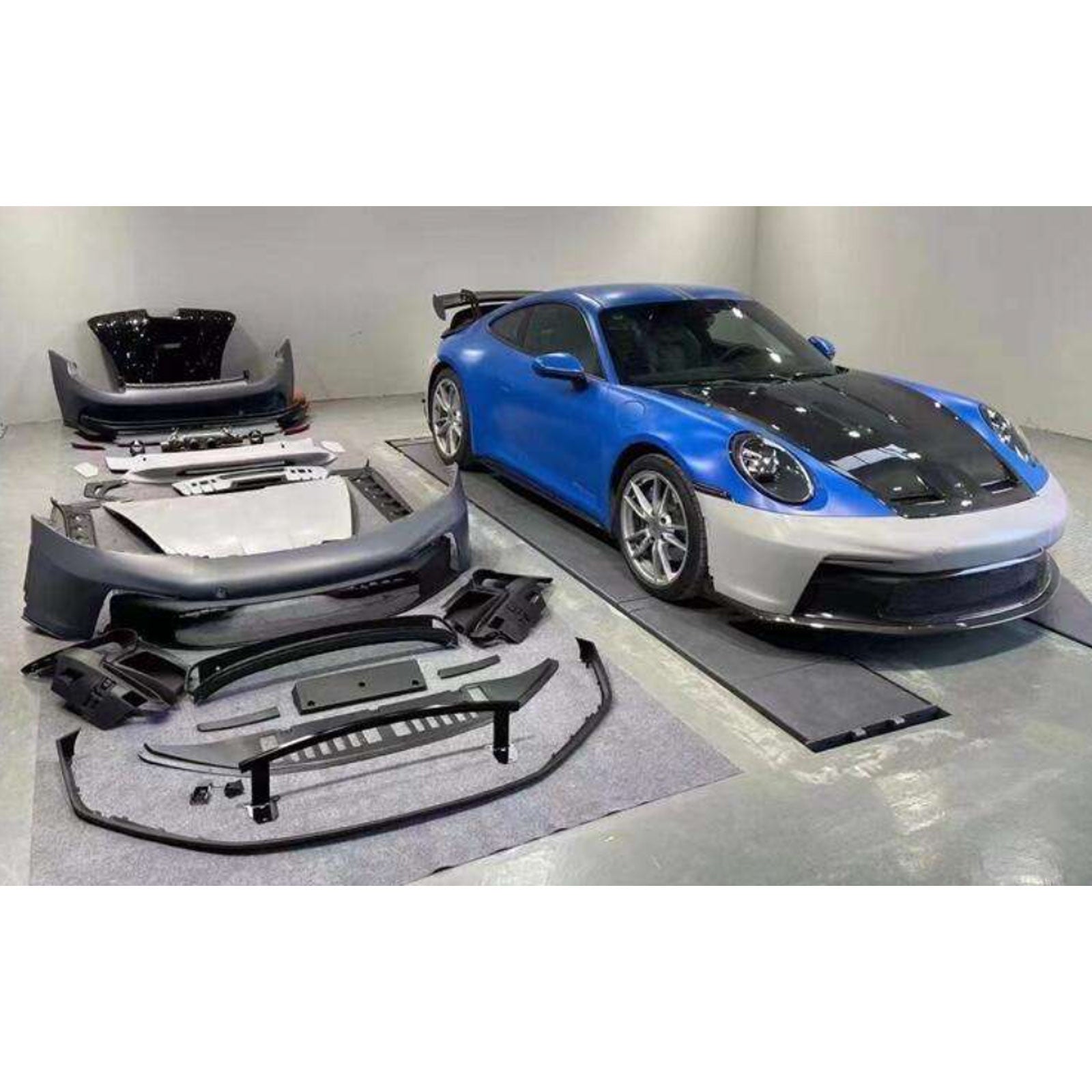 GT3 Style PP Material Full Body Kit for Porsche 911 992