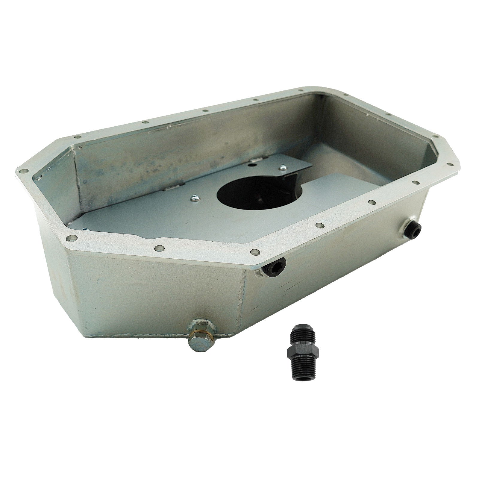 Notched Baffled Turbo Oil Pan -10AN K Swap K20 K24 DC2 Integra Prelude EP3 CRX EF