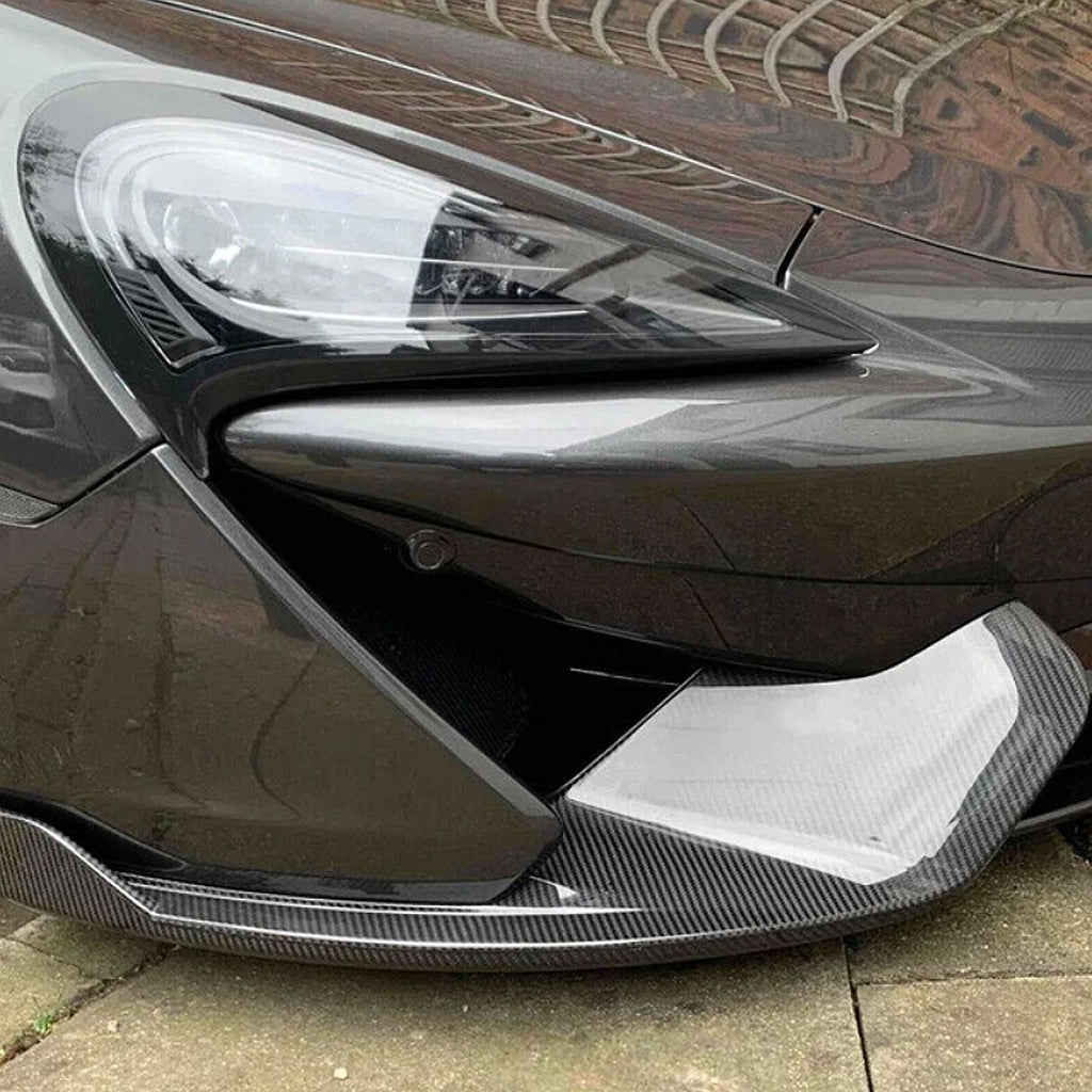 STRATEC Dry Carbon Fiber Front Bumper Splitter for McLaren 570S GT