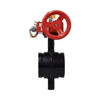 Mdl F49 Grooved Butterfly Valve With Tamper Safety Feature