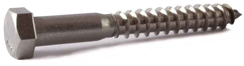 1/4 x 2Hex Lag Screw 18-8 (A2) Stainless Steel